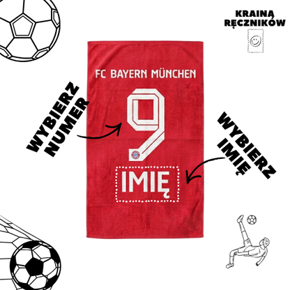 Ręcznik piłkarski z Twoim klubem